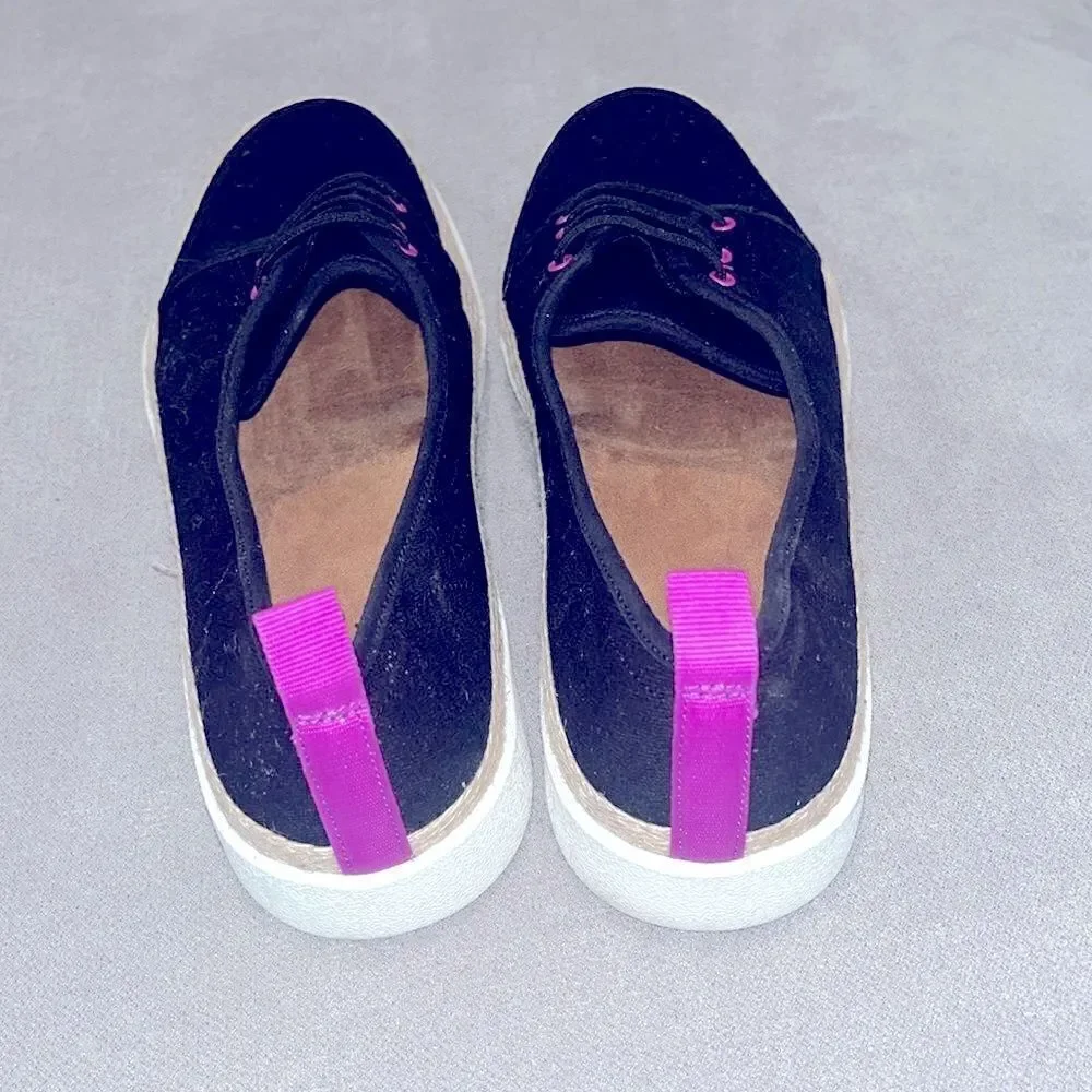 Vionic black purple